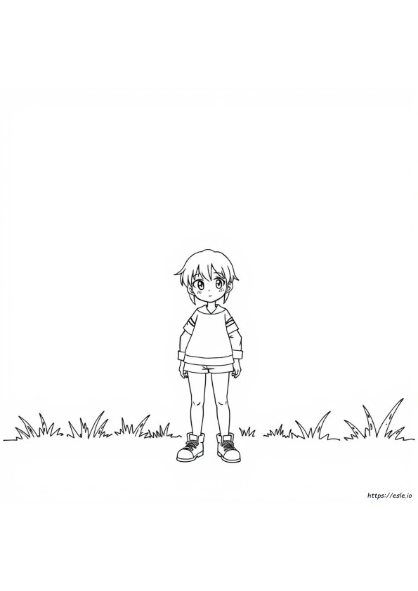 Anime Blank Gambar Mewarnai