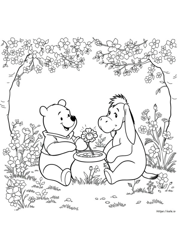 Winnie The Pooh Gambar-Gambar Mewarnai Dewasa