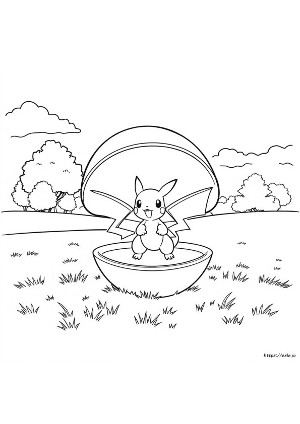 Gambar Mewarnai Pokemon