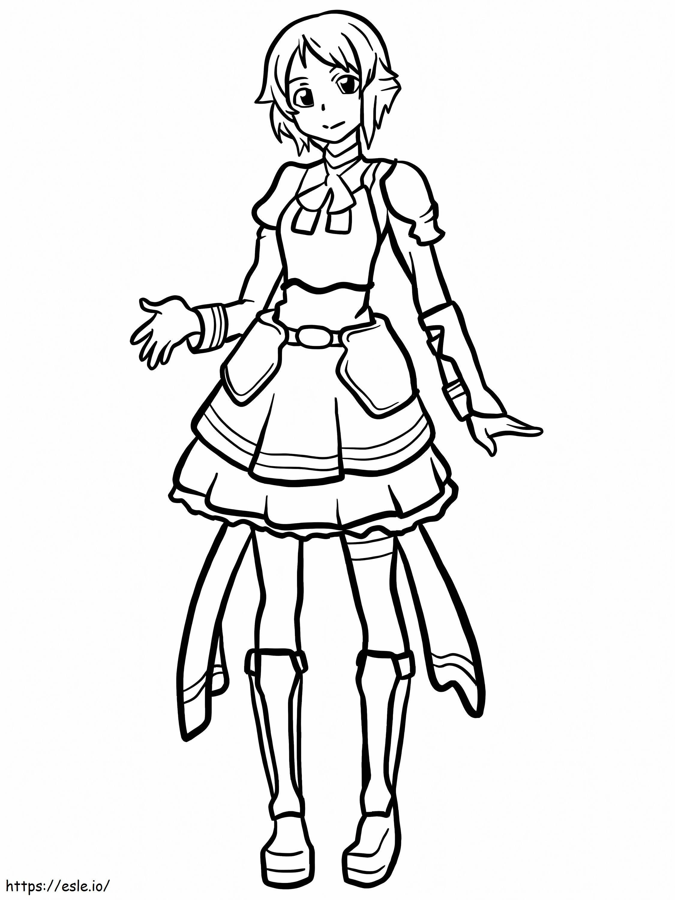 Lisbeth coloring page