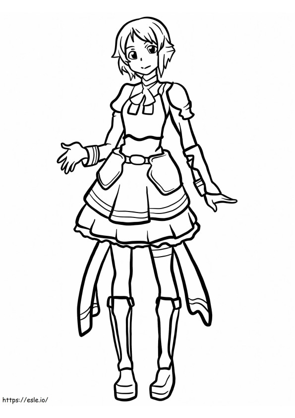 Lisbeth coloring page