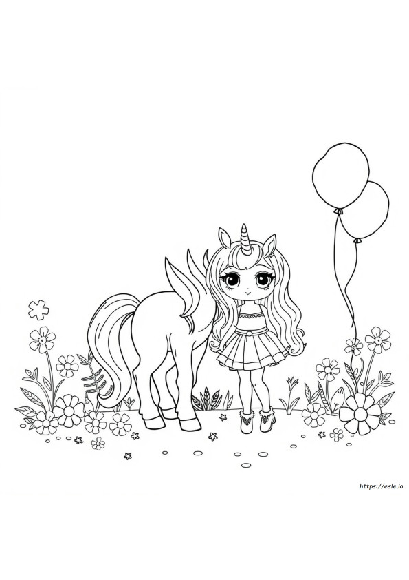Unicorn Mewarnai Omg Fashion Lol Omg Doll Gambar Mewarnai