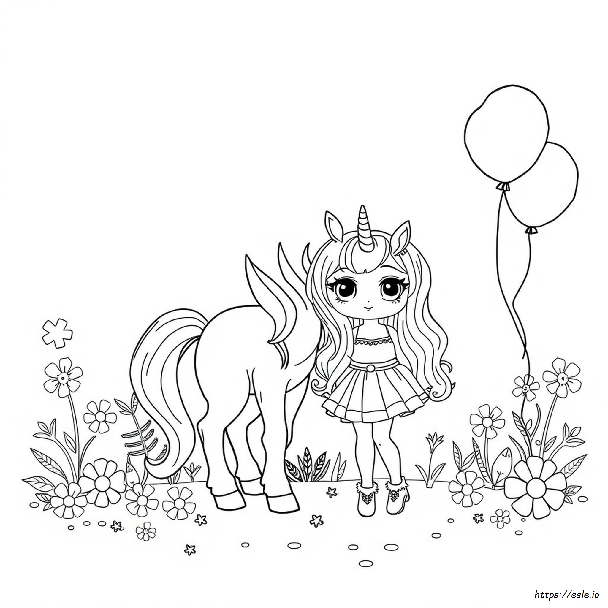Unicornio Para Colorear Omg Moda Lol Omg Muñeca Dibujos Para Colorear