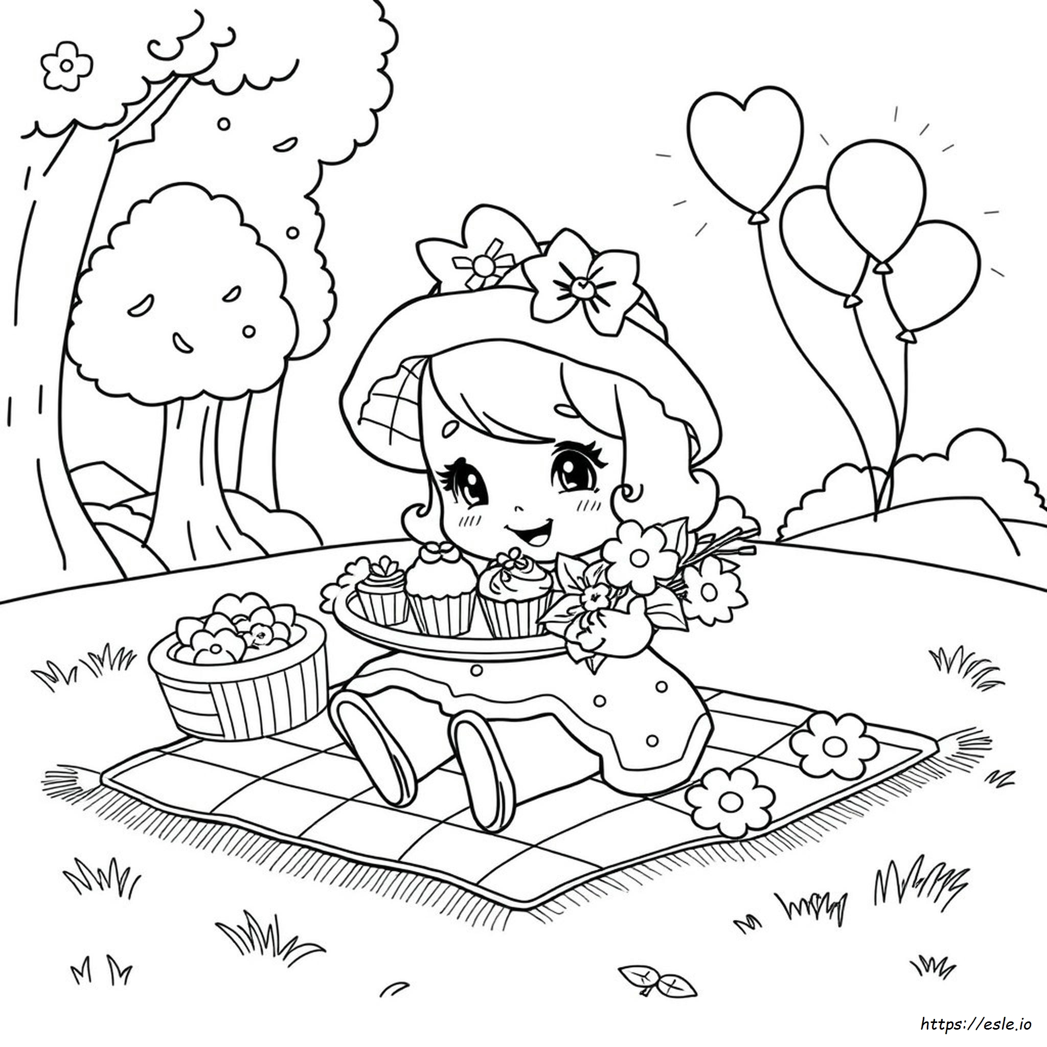 Strawberry Shortcake Coloring Pages