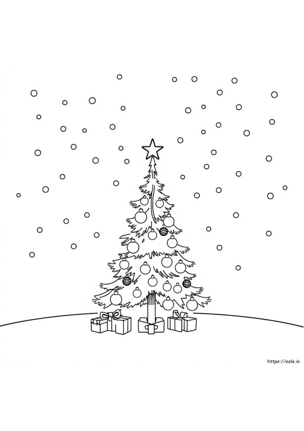 Gambar Mewarnai Tema Natal Untuk Anak