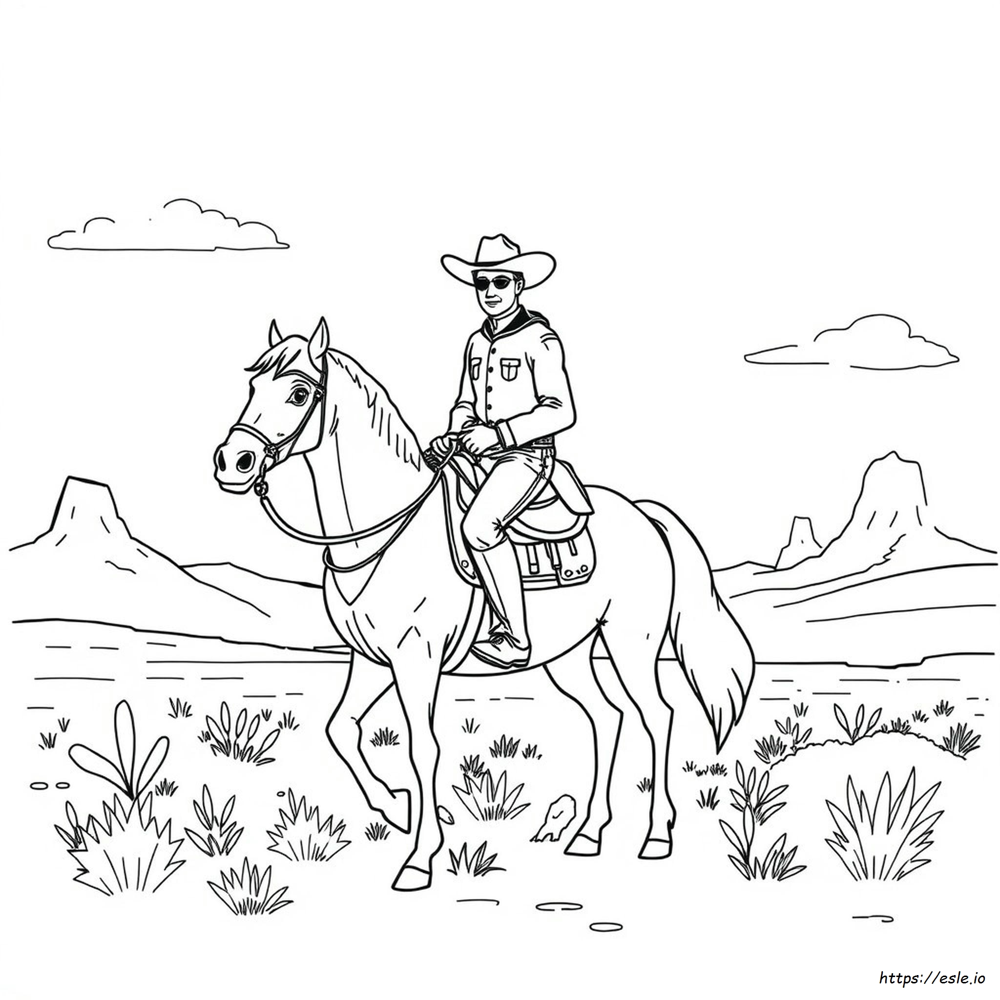 El Llanero Solitario Para Colorear