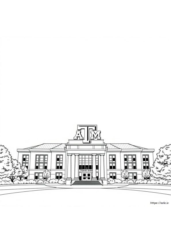 Gambar Mewarnai Texas A&M