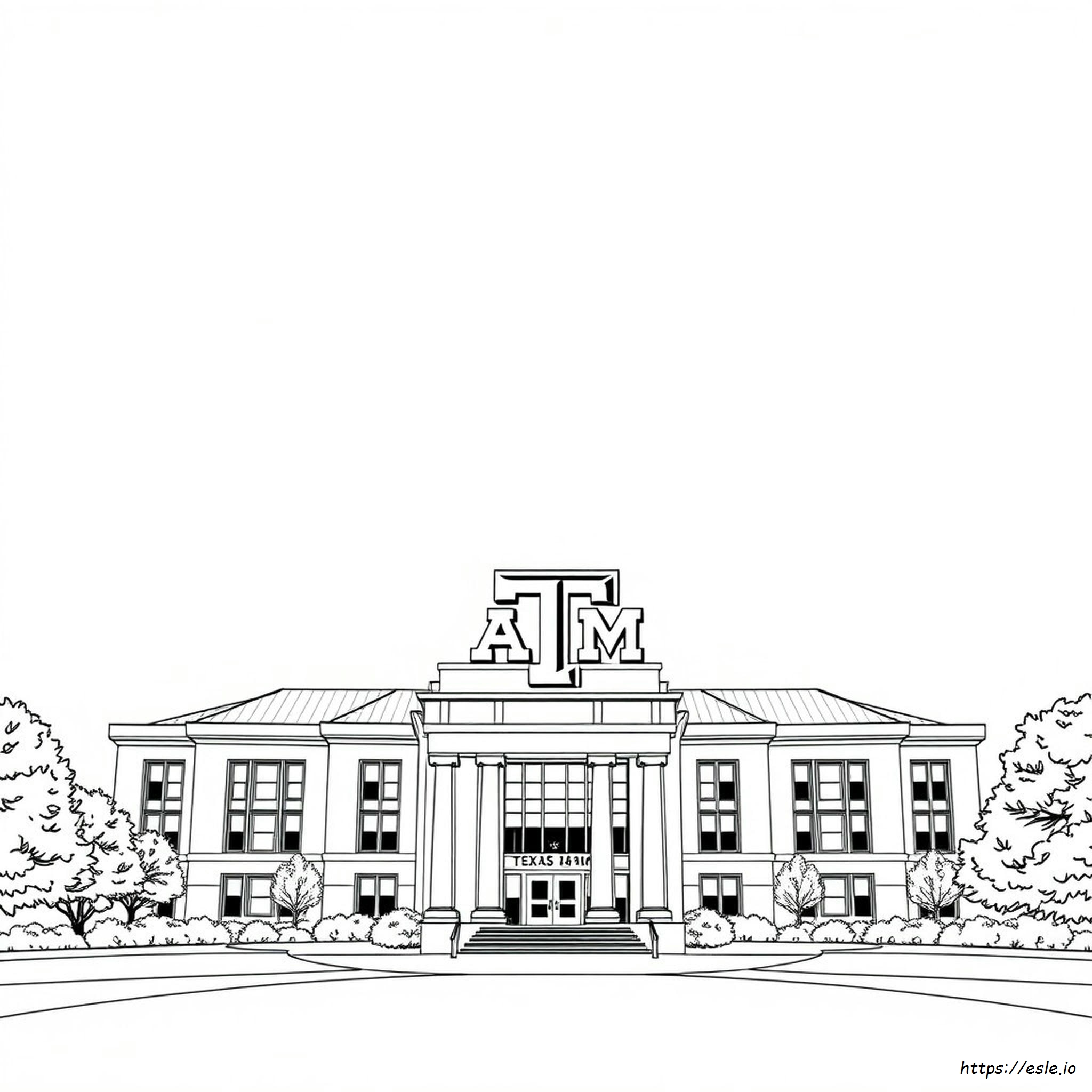 Disegni Da Colorare Texas A&M