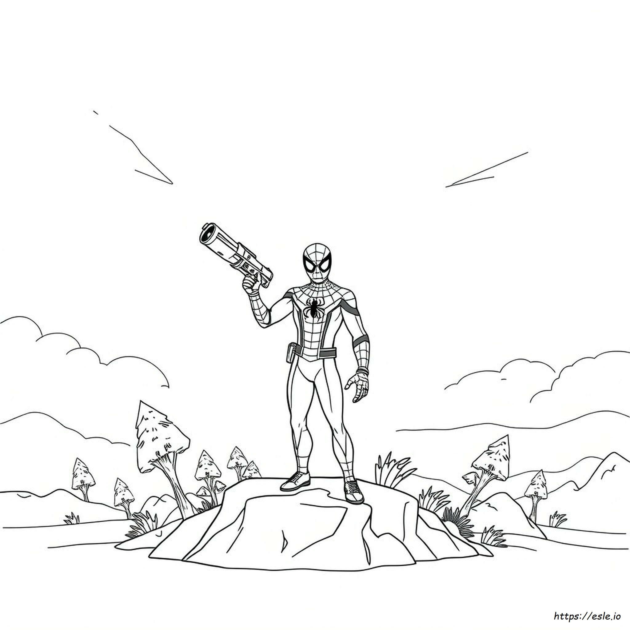 Fortnite Spiderman Disegni Da Colorare