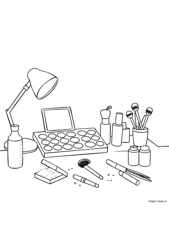 Desenhos De Maquiagem Para Colorir E Imprimir