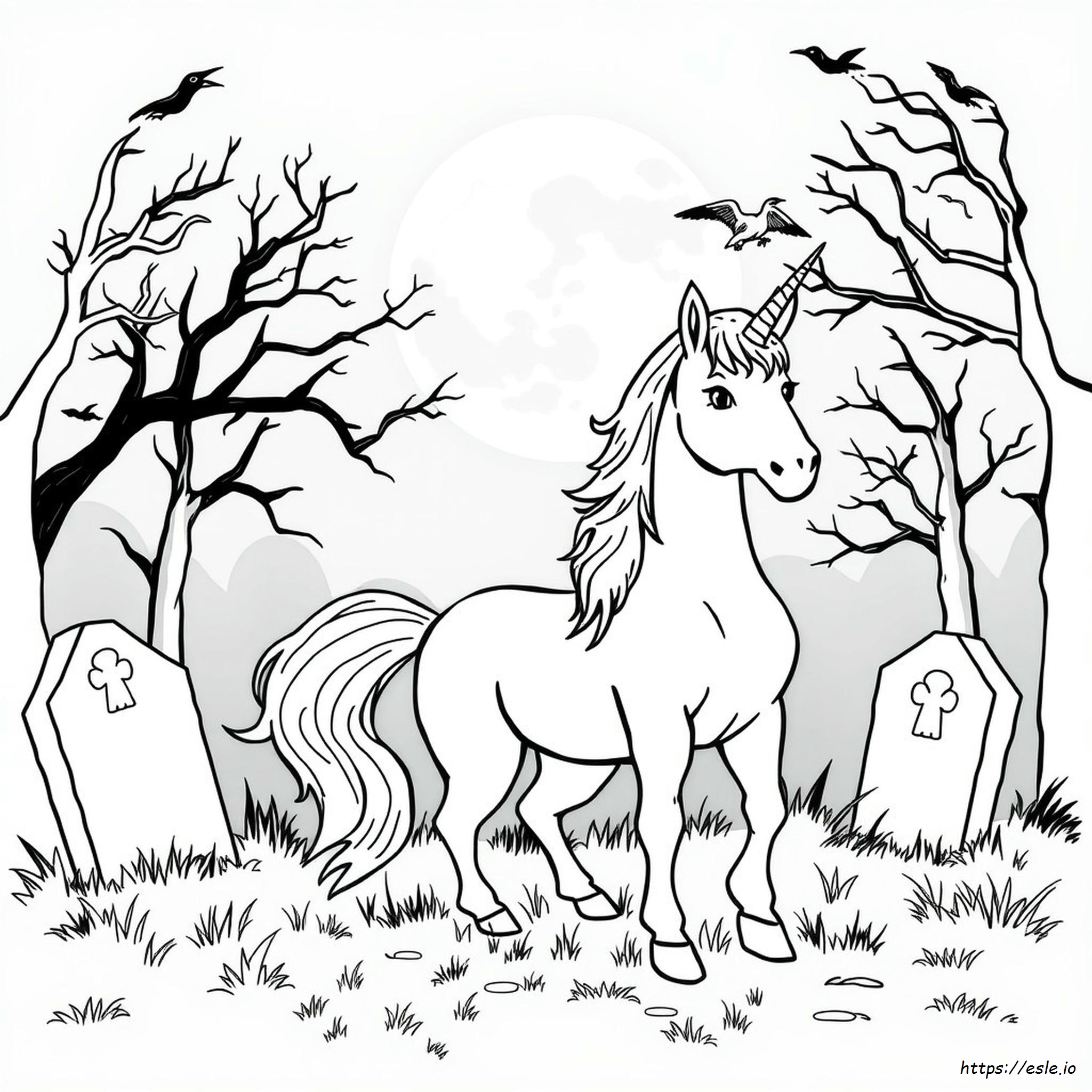 Unicorno Spettrale Da Colorare