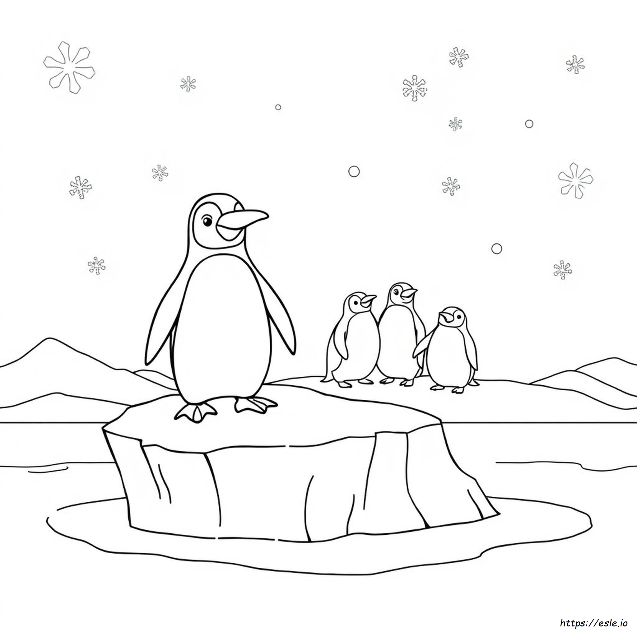 Pingu Colouring Pages To Print