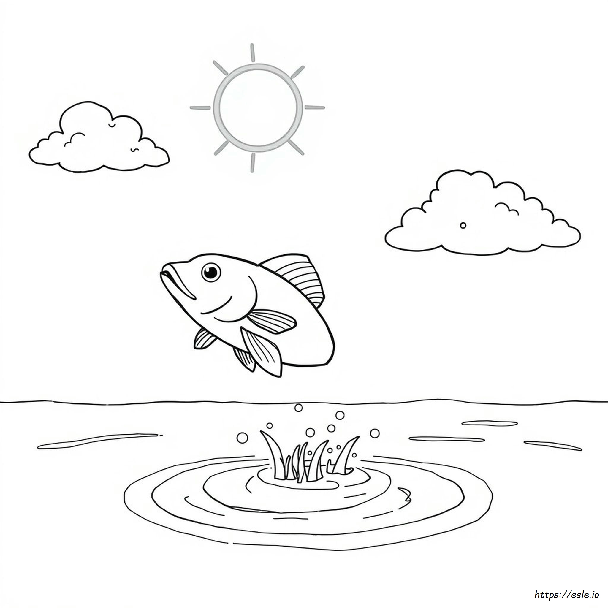 Just Keep Swimming Coloring Page