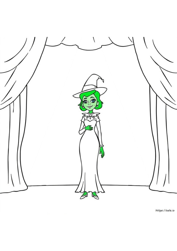 Elphaba Mewarnai Gambar