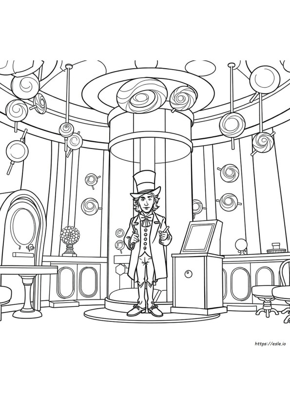 Wonka Gambar Mewarnai