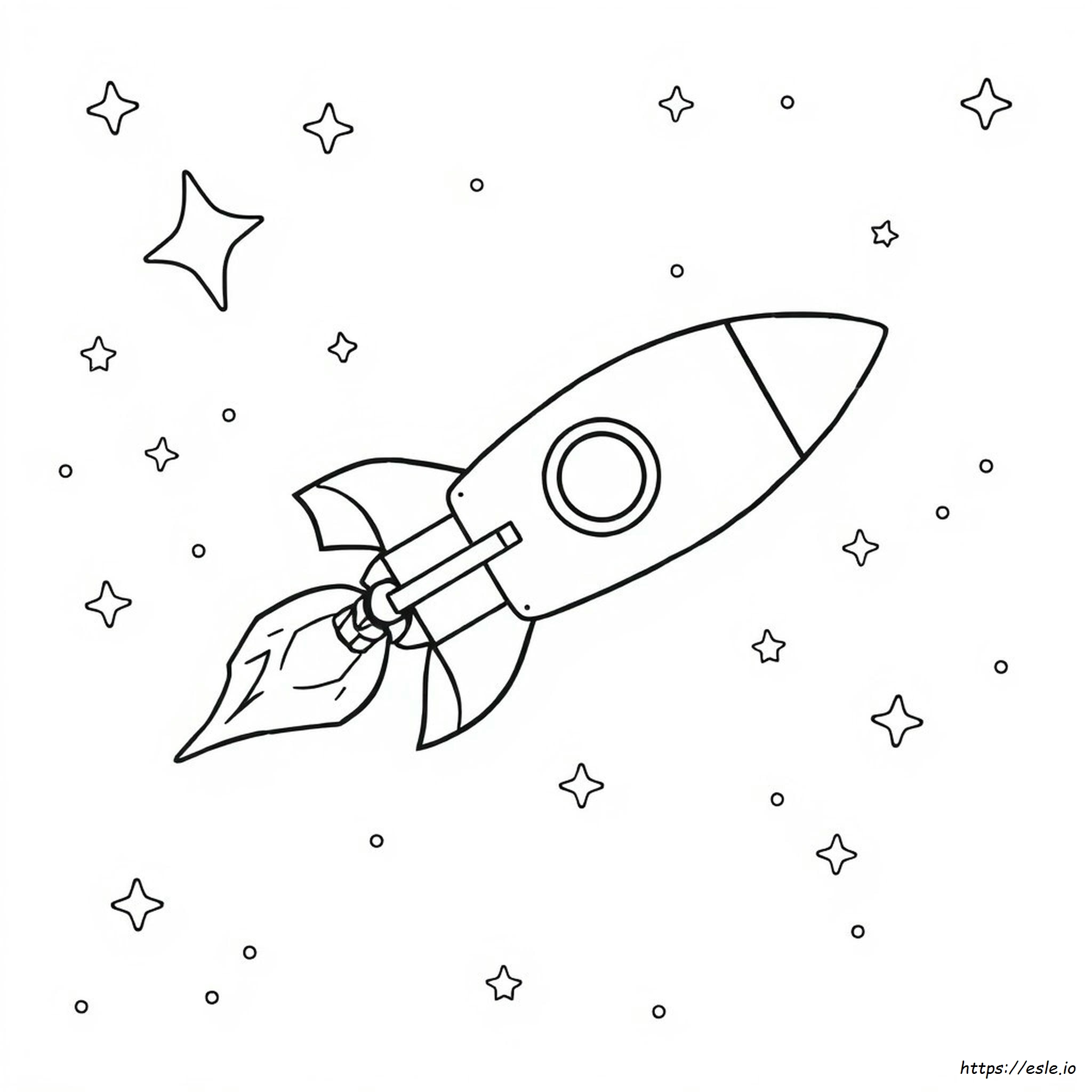 Astronave Da Colorare In Pdf