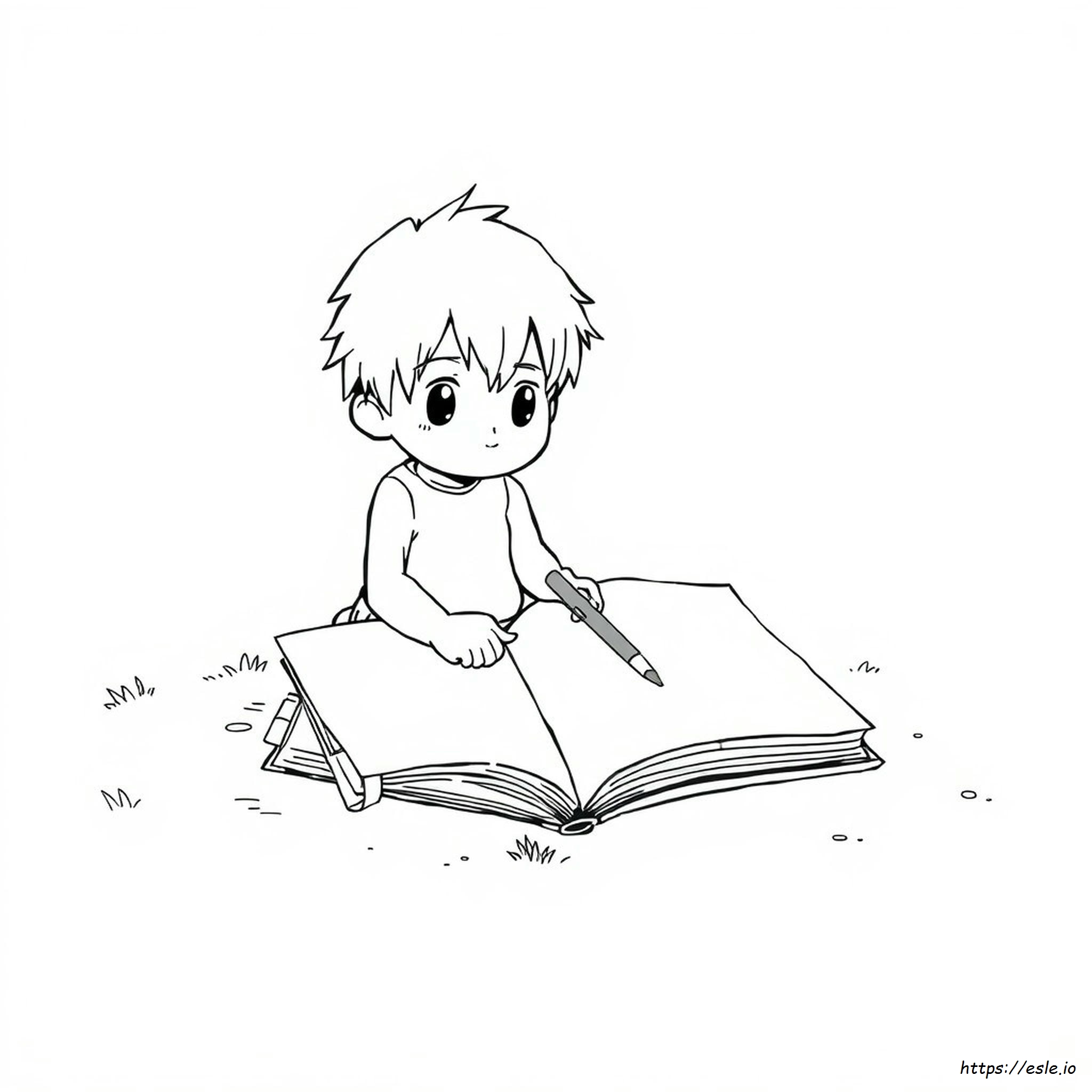 Disegno Manga Da Colorare
