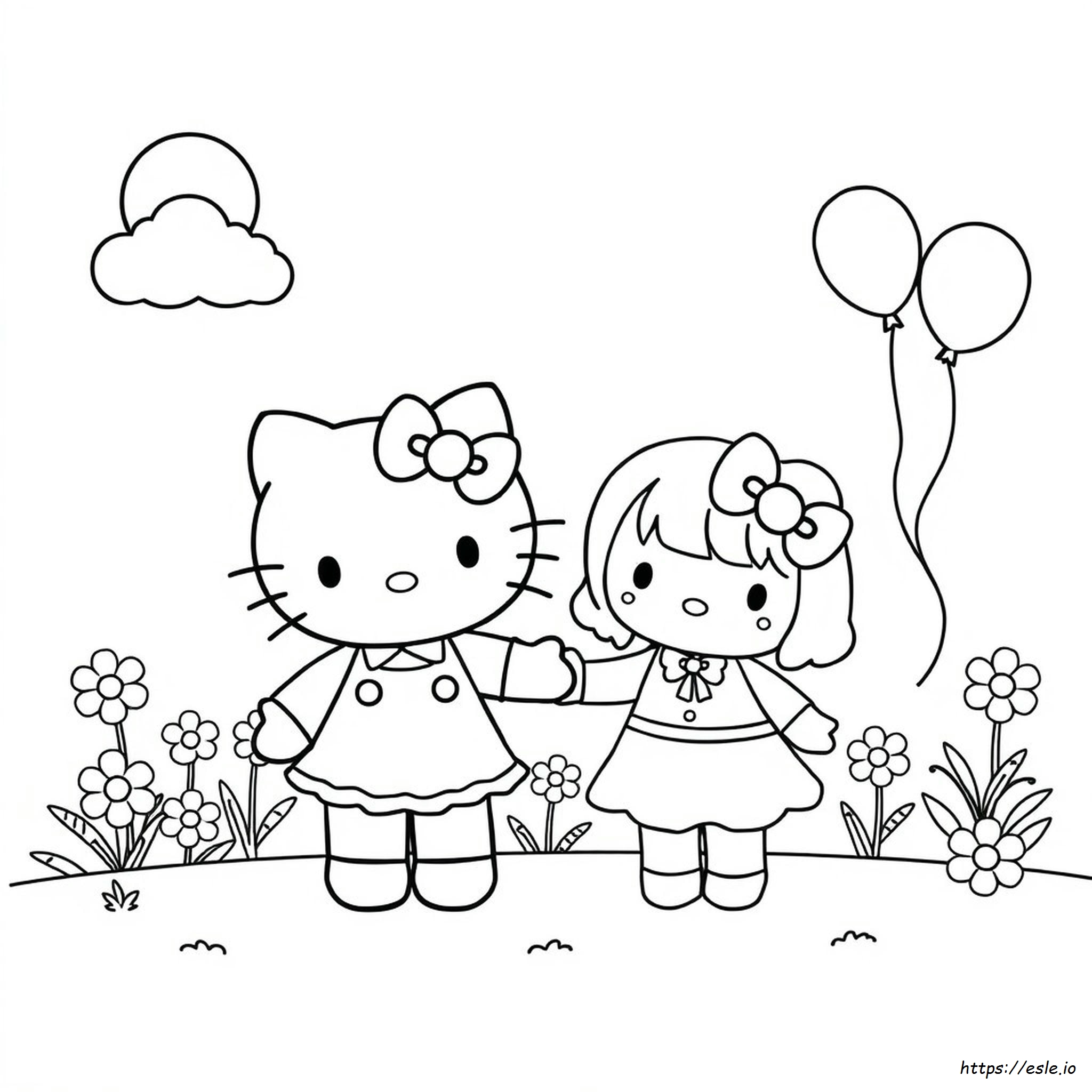 My Melody Sanrio Boyama Sayfası Hello Kitty Kuromi Boyama