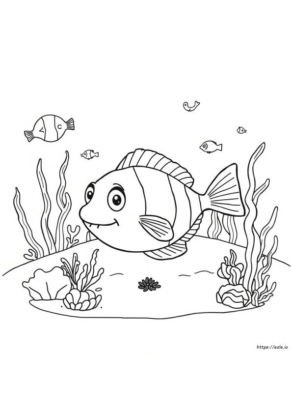 Pagina Da Colorare Di Flounder