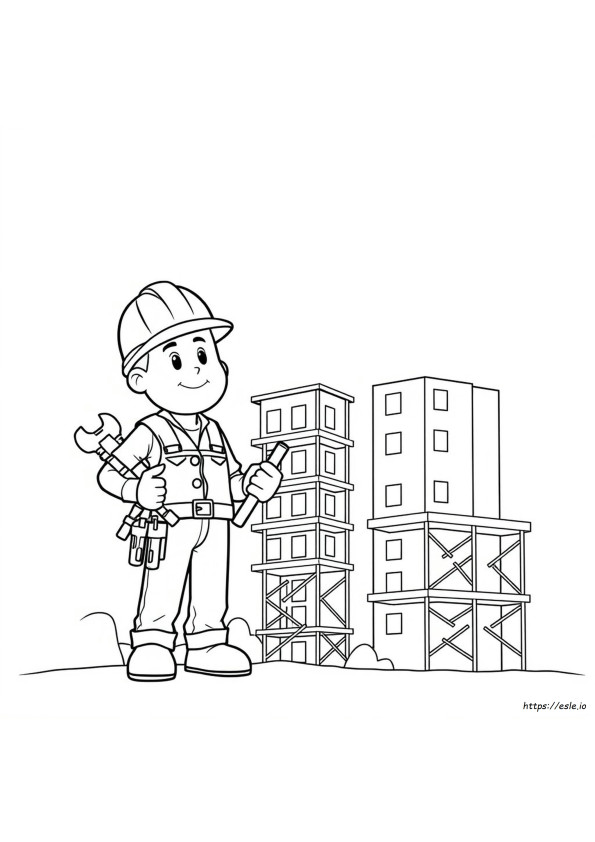 Disegni Da Colorare: Mestieri E Professioni