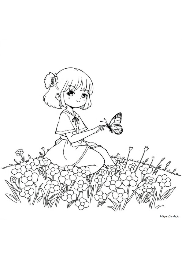 Gambar Mewarnai Hanazuki