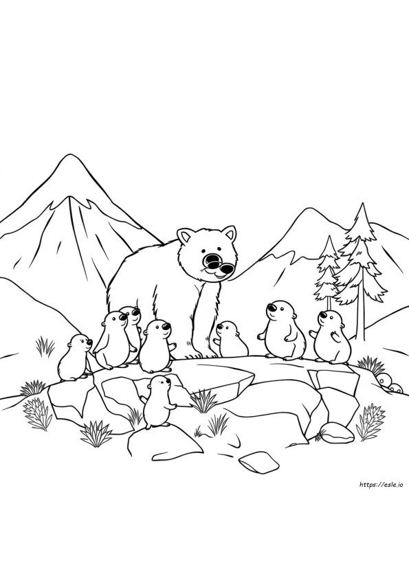 Printable Grizzy And The Lemmings Coloring Pages