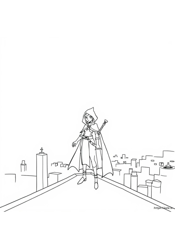 Nimona Gambar Mewarnai