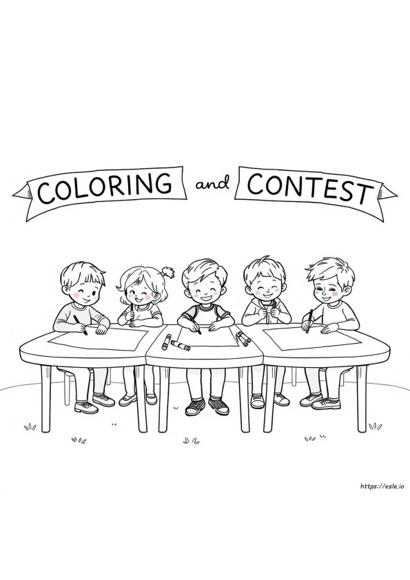 Coloring Contest Age Groups