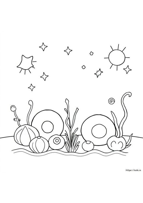 Cyan Coloring Pages