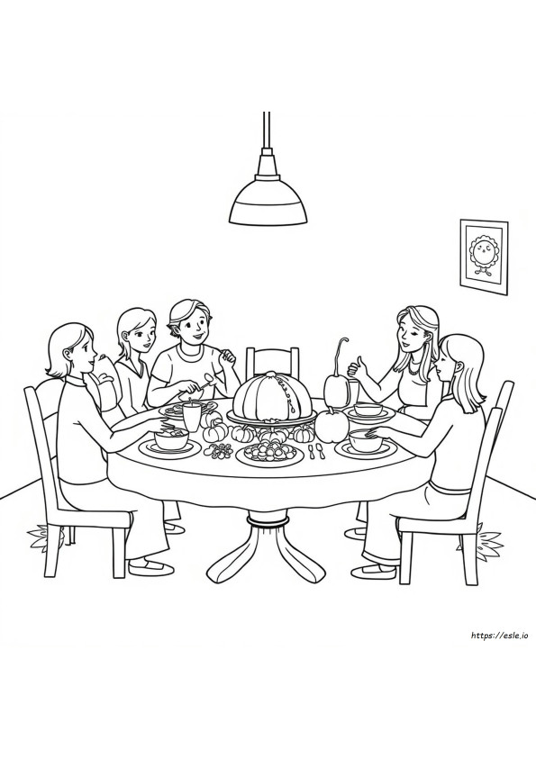 Gambar Mewarnai Thanksgiving Untuk Dewasa