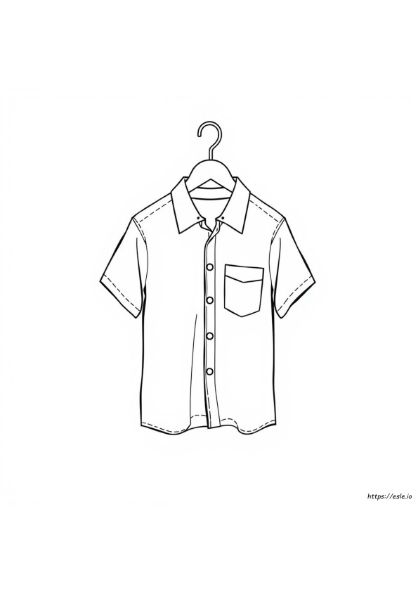 Gambar Mewarnai Kemeja
