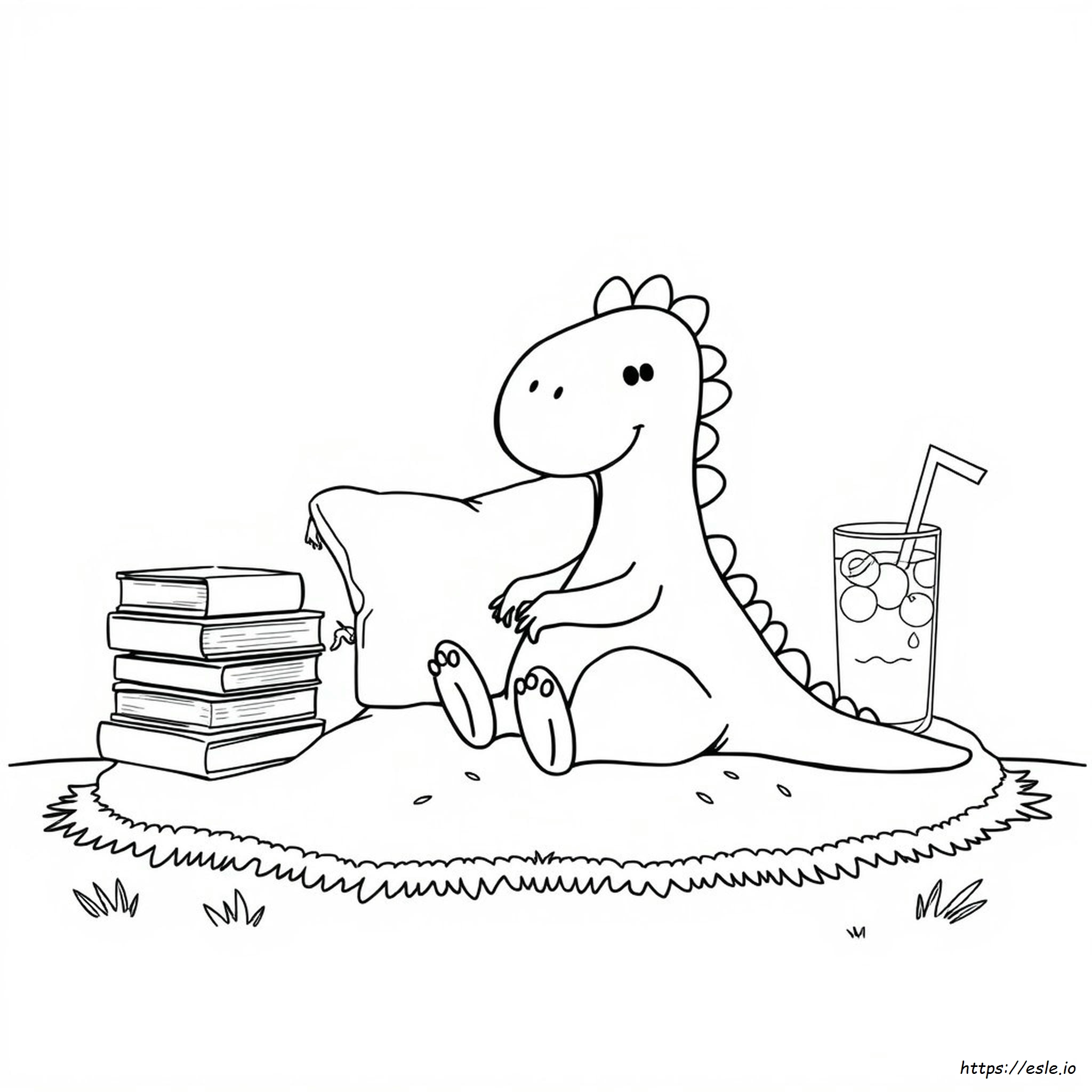 Pagina Da Colorare Del Dinosauro Pickle