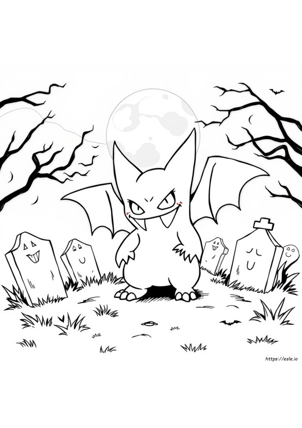 Gengar Pokémon De Colorat