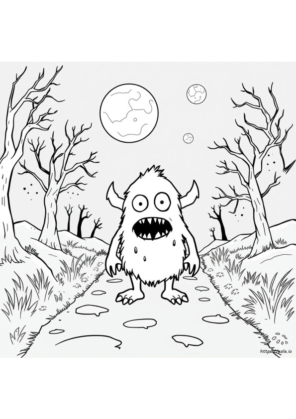 Coloriage Monstre Pour Enfants