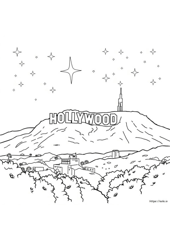 Bintang Hollywood Gambar Mewarnai
