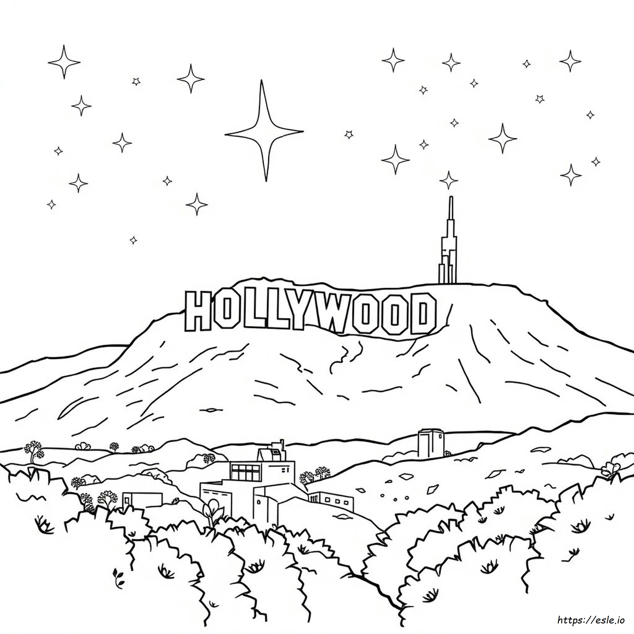 Pagina Da Colorare 'Star Di Hollywood'