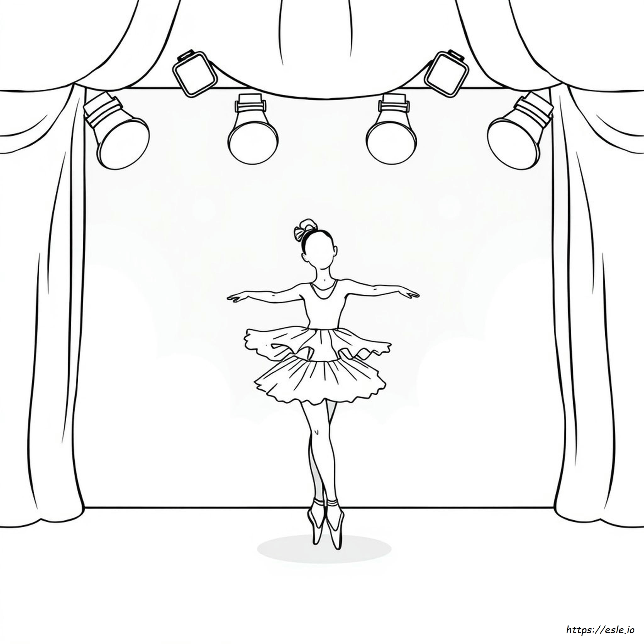 Free Coloring Pages Of Ballerinas