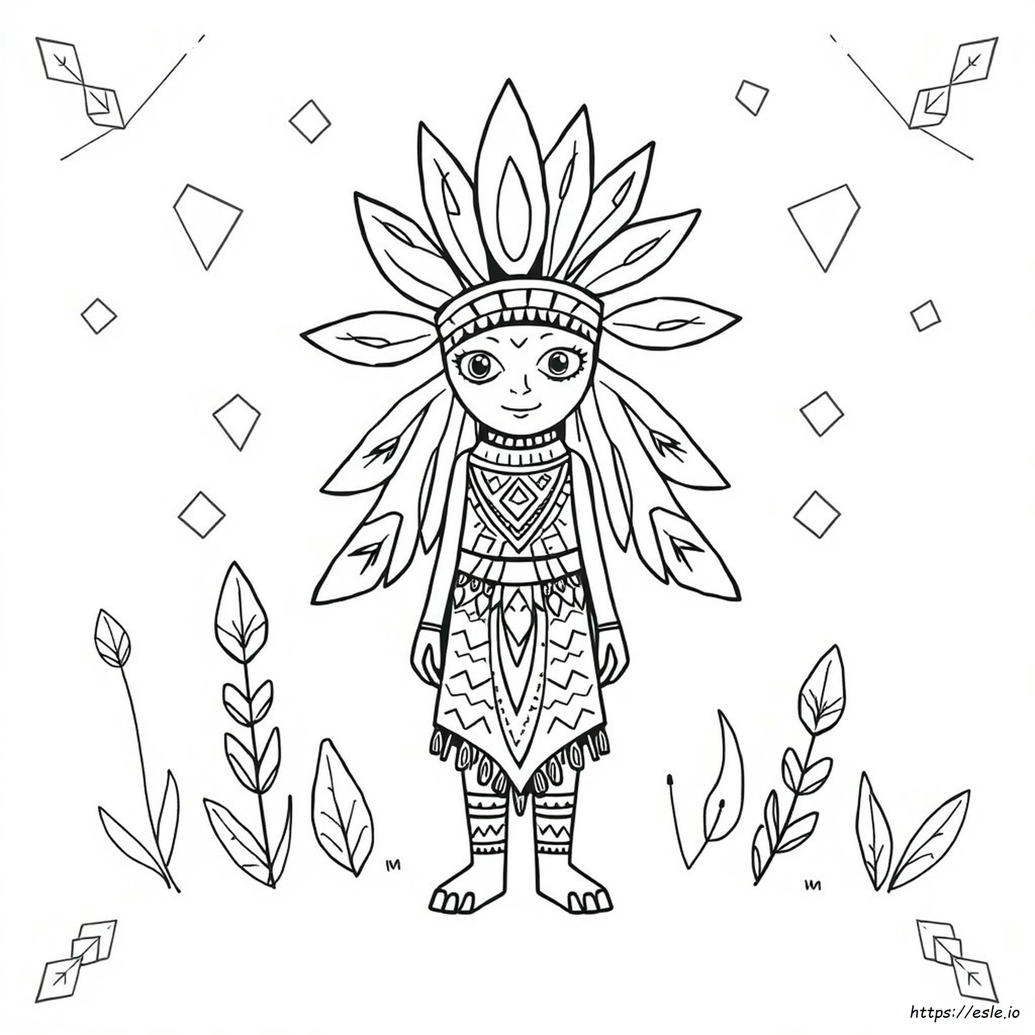 Tribal Coloring Pages