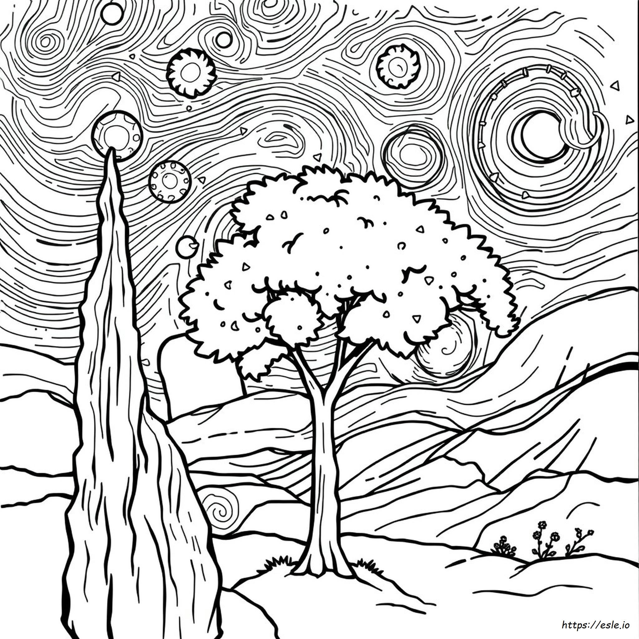 Van Gogh Da Colorare E Stampare