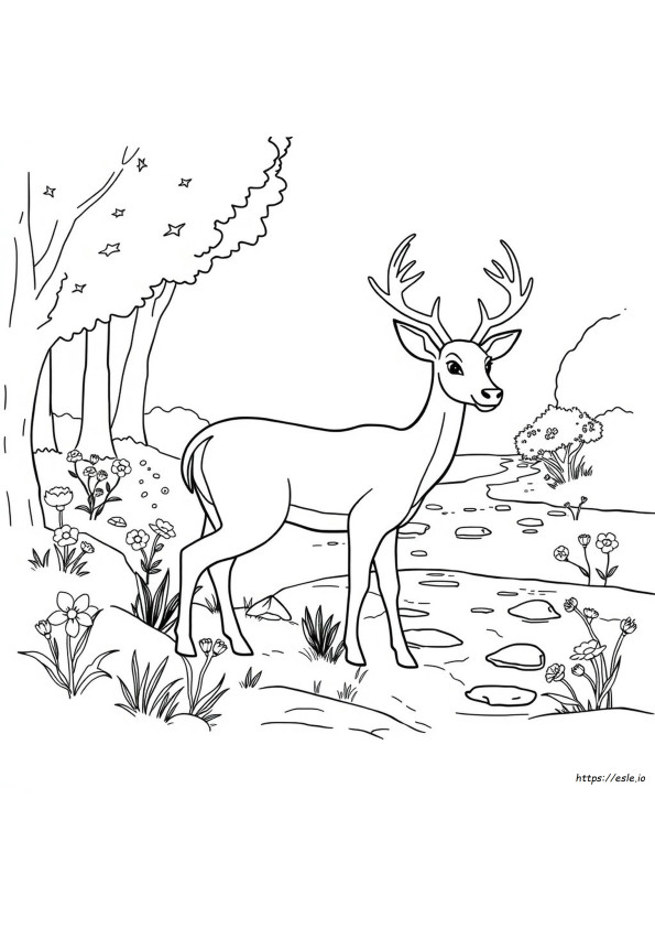 Coloriages De Cerfs