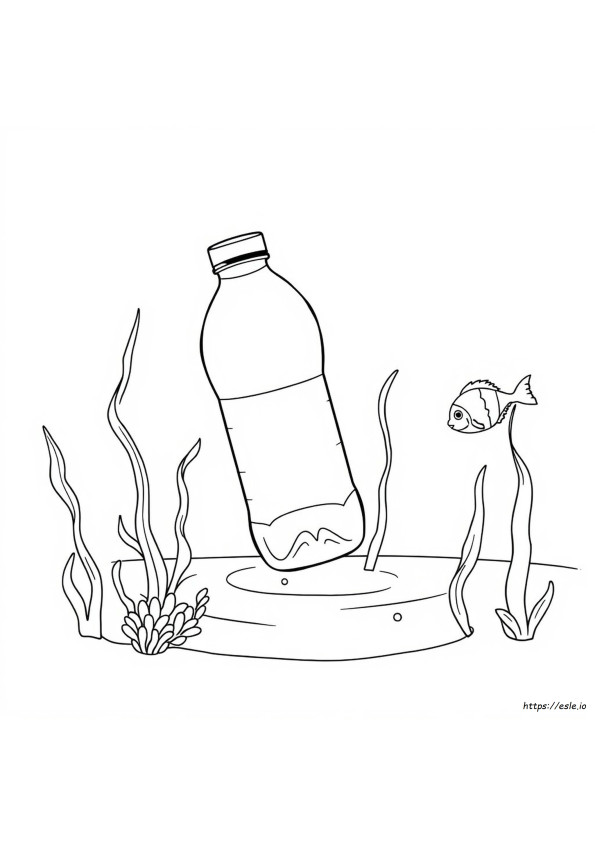 Botol Plastik Gambar Mewarnai