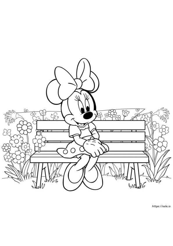 Kolorowanki Do Druku Z Minnie Mouse