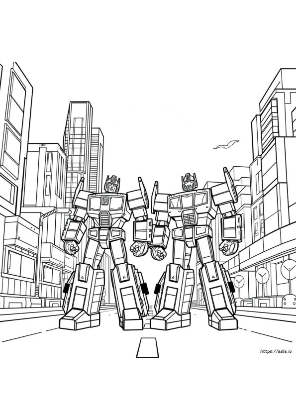 Transformers 1 Coloring Pages