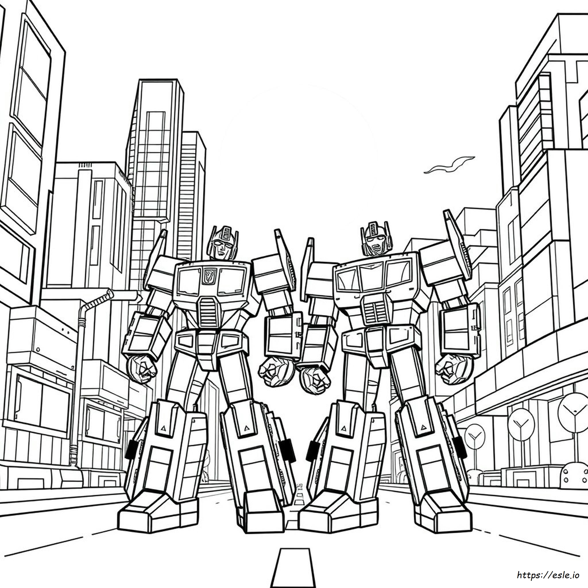 Transformers 1 Ausmalbilder