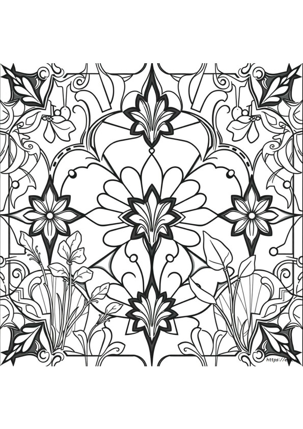 Free Printable Art Deco Coloring Pages