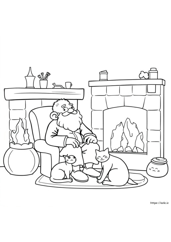 Coloring Pages Of Grandpa