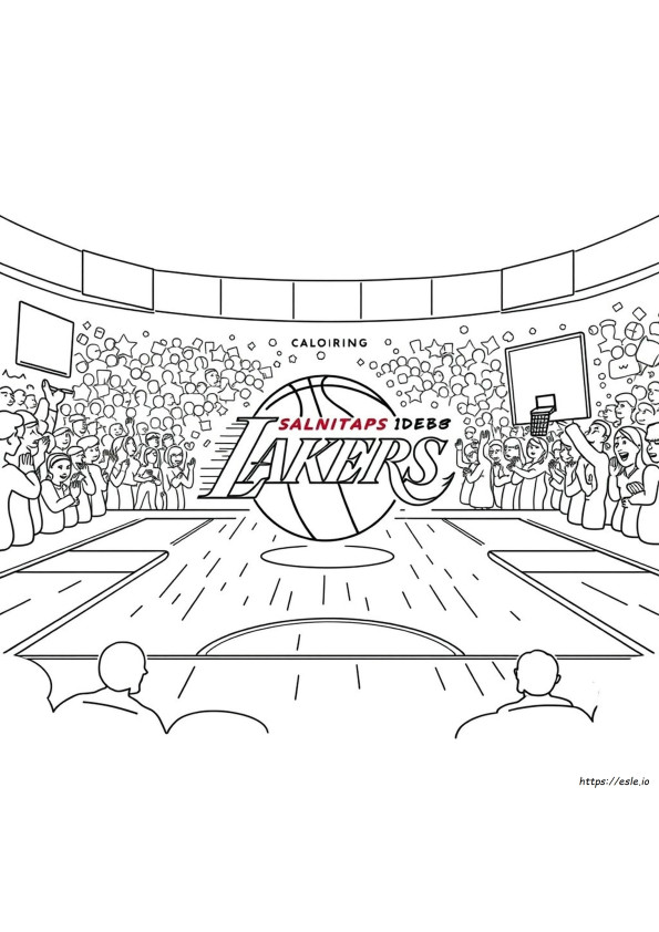 Mewarnai Gambar Lakers