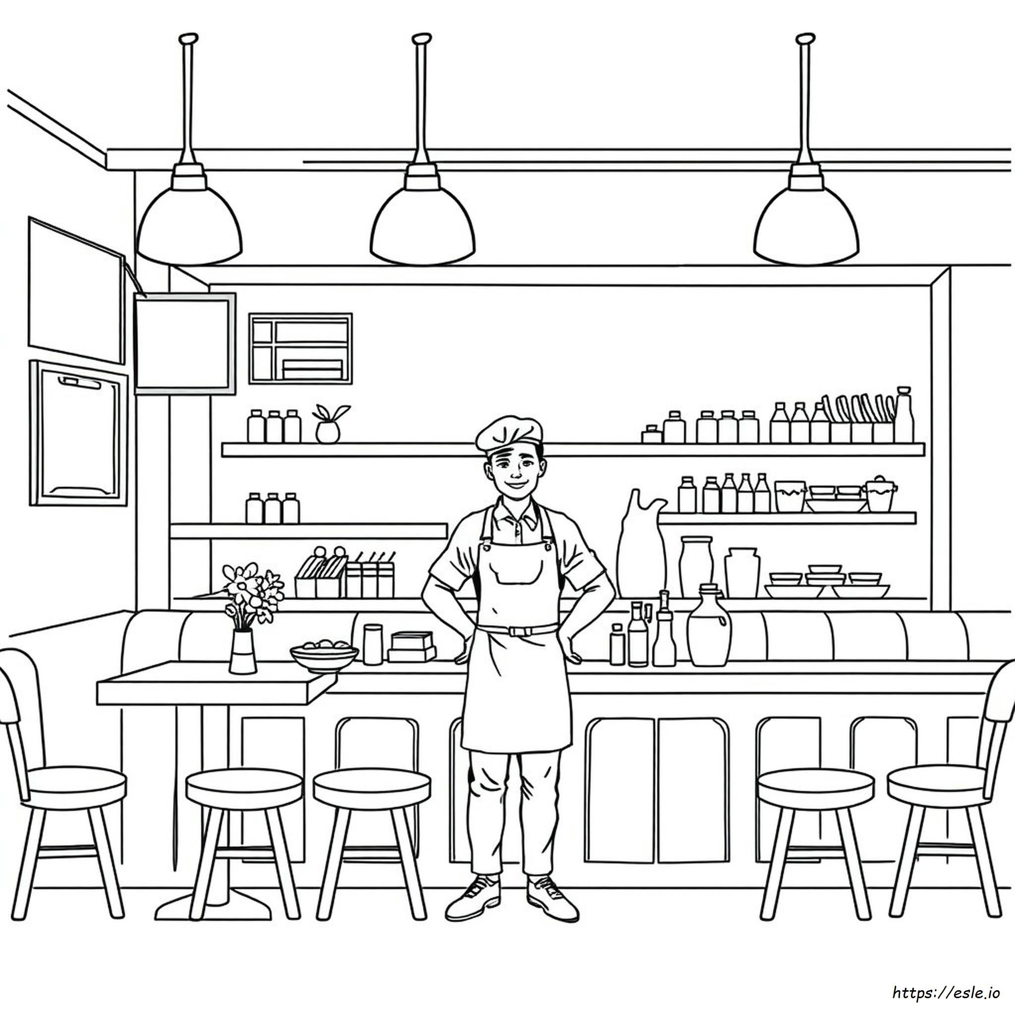 Disegni Da Colorare Per Ristoranti
