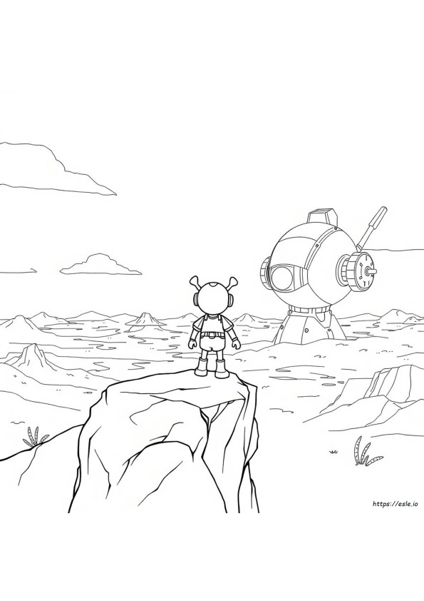 Pazu Coloring Pages