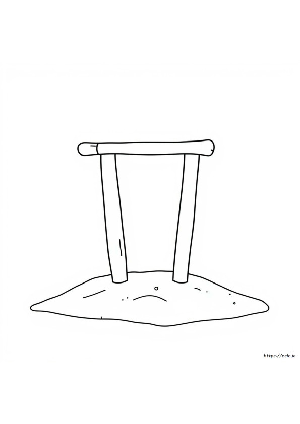 De Colorat Bețișor Tip Popsicle, Clipart Alb-Negru